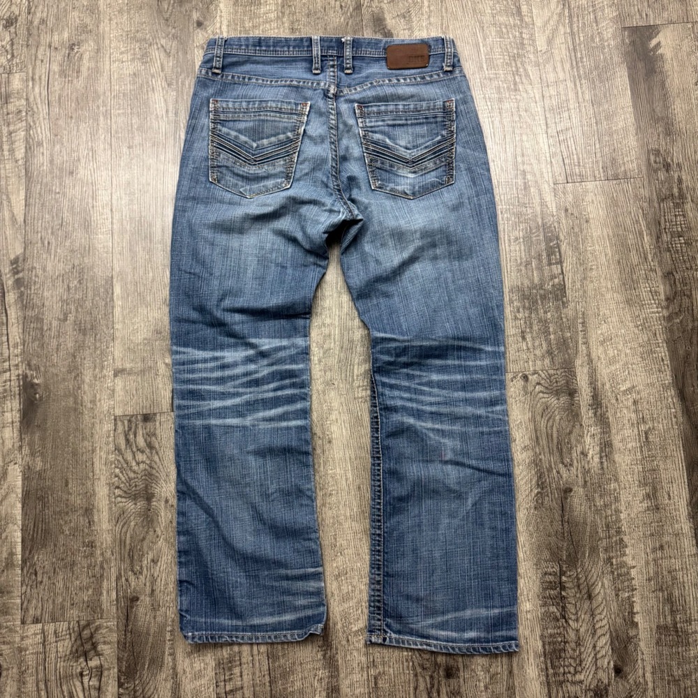 BKE Derek Mens Relaxed Straight Leg Jeans 36R - Picture 2 of 11
